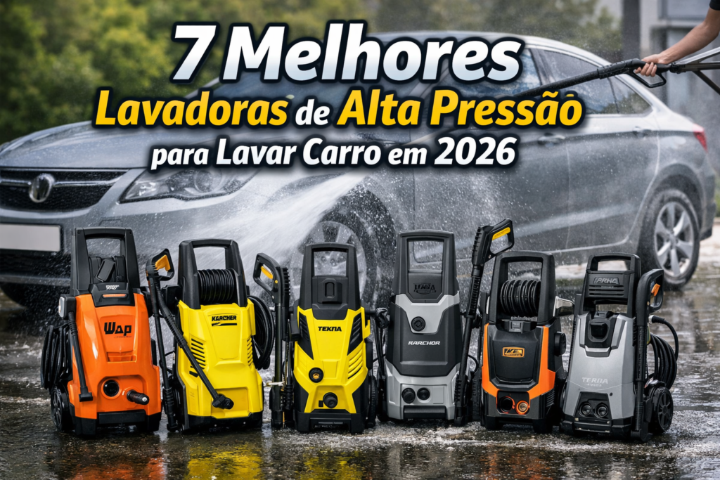 Melhores Lavadoras de Alta Pressão para Lavar Carro em 2026