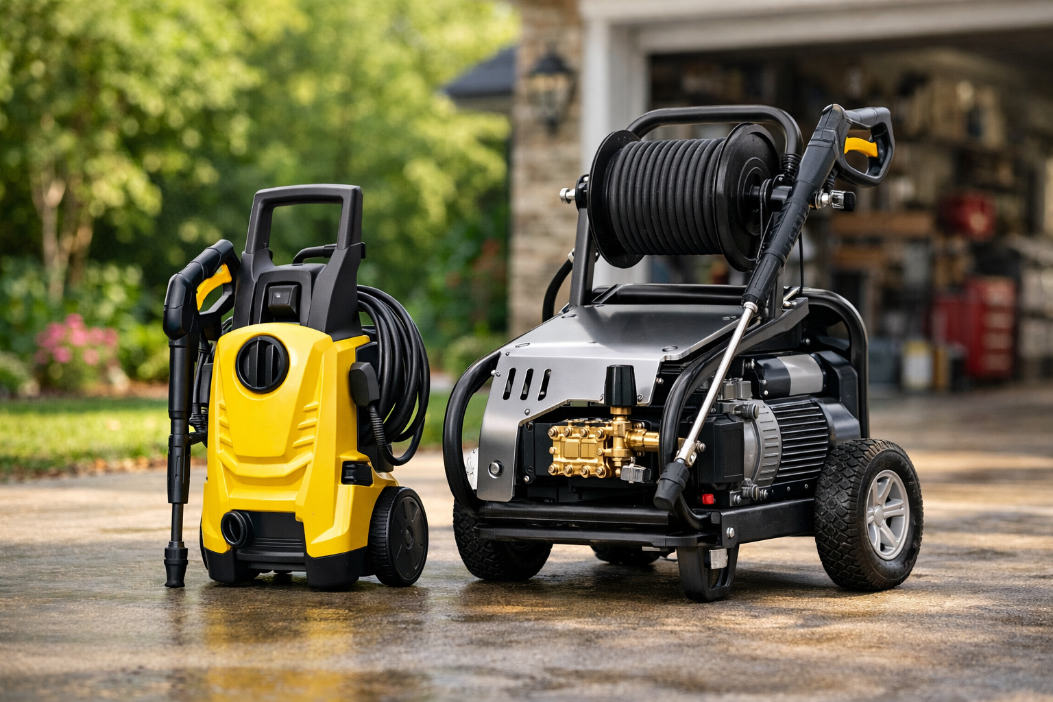 Diferença entre lavadora de alta pressão doméstica e profissional para quem serve cada uma
