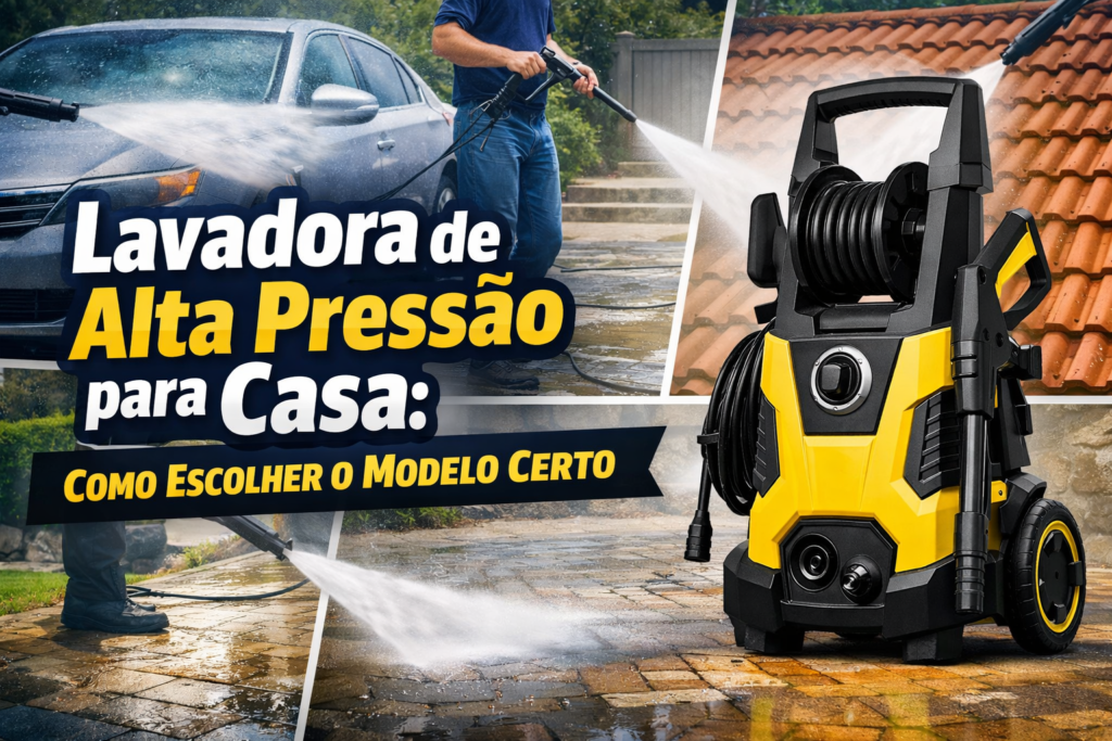 Lavadora de Alta Pressão para Casa