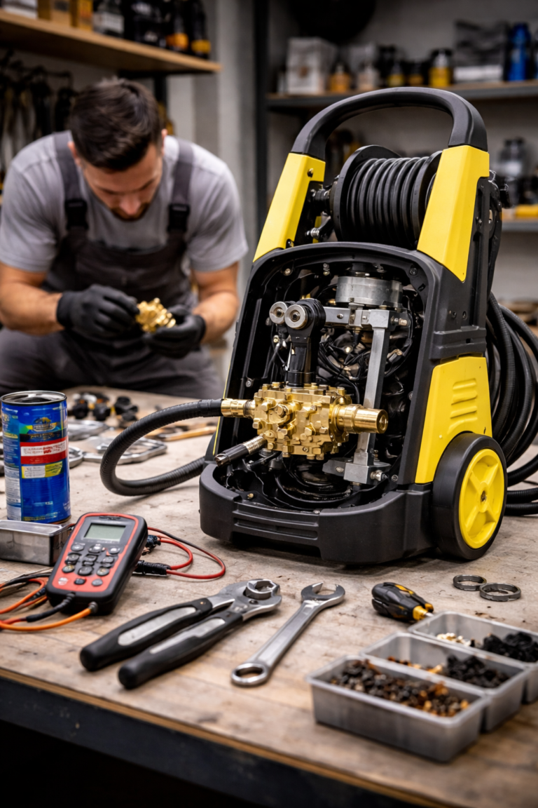 Manutenção de Lavadora de Alta Pressão
