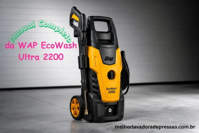Manual Completo da WAP EcoWash Ultra 2200