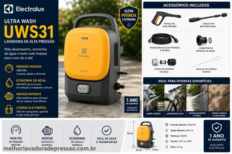 Manual Completo da Lavadora Electrolux Ultra Wash UWS31: Guia Definitivo de Uso e Soluções Práticas